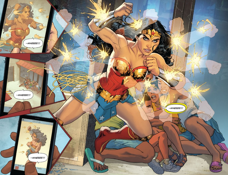 Illustration for article titled Wonder Woman #10 makes Diana a beacon of hope in a difficult time
